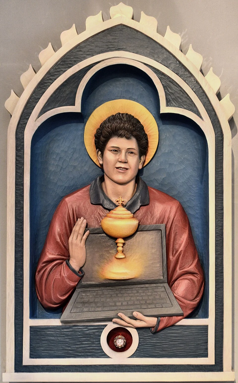 Memorial of St. Carlo Acutis at Corpus Christi Church, Covent Garden