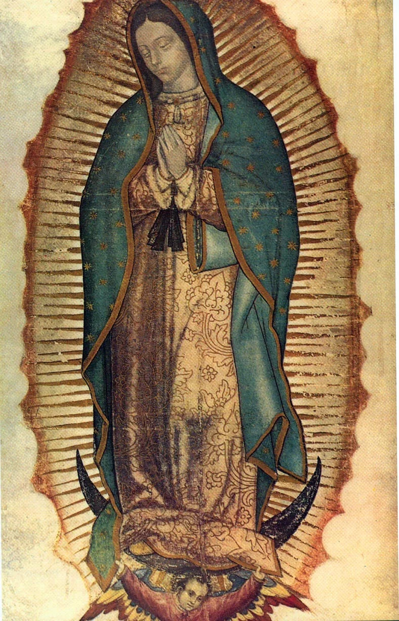 The image of Our Lady of Guadalupe